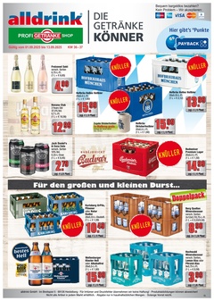 alldrink Prospekt - Angebote ab 01.09.