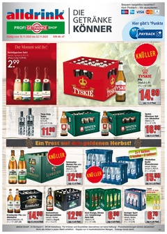 alldrink Prospekt - Angebote ab 10.11. - Seite 1