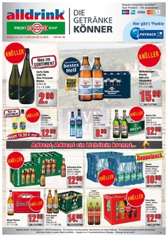 alldrink Prospekt - Angebote ab 24.11. - Seite 1