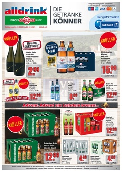alldrink Prospekt - Angebote ab 24.11. - Seite 1