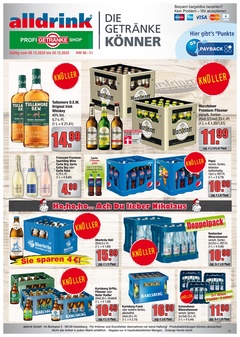 alldrink Prospekt - Angebote ab 08.12. - Seite 1