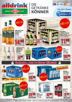 alldrink Prospekt - Angebote ab 08.12. - Seite 1
