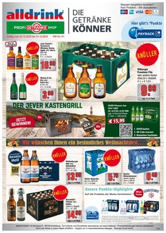 alldrink Prospekt - Angebote ab 22.12. - Seite 1