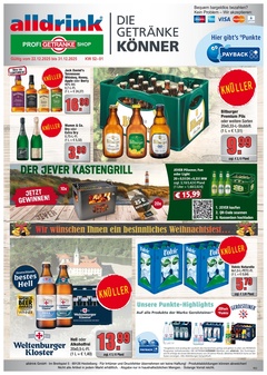 alldrink Prospekt - Angebote ab 22.12. - Seite 1