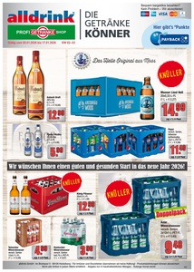 alldrink Prospekt - Angebote ab 05.01. - Seite 1