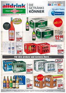 alldrink Prospekt - Angebote ab 19.01. - Seite 1