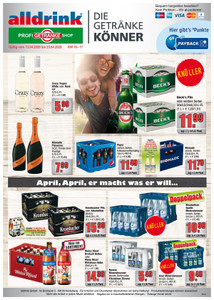 alldrink Prospekt - Angebote ab 13.04. - Seite 1