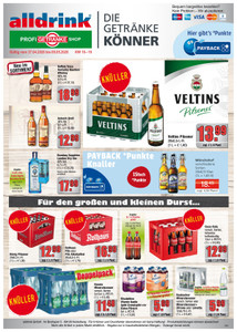 alldrink Prospekt - Angebote ab 27.04. - Seite 1