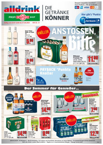 alldrink Prospekt - Angebote ab 20.07. - Seite 1
