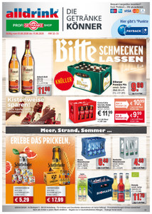 alldrink Prospekt - Angebote ab 03.08. - Seite 1