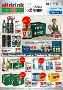 alldrink Prospekt - Angebote ab 17.08.