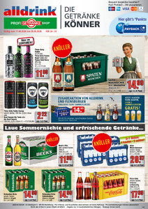alldrink Prospekt - Angebote ab 17.08.