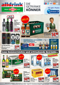 alldrink Prospekt - Angebote ab 17.08.