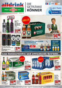 alldrink Prospekt - Angebote ab 17.08.
