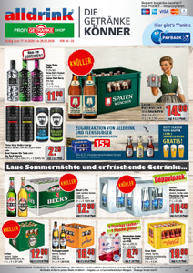 alldrink Prospekt - Angebote ab 17.08.