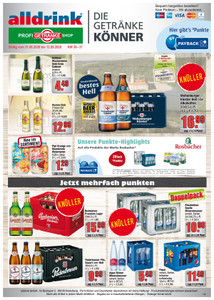 alldrink Prospekt - Angebote ab 31.08. - Seite 1