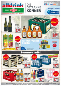 alldrink Prospekt - Angebote ab 28.09. - Seite 1
