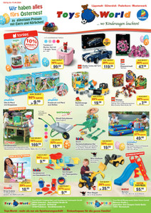 Toys World Spielwaren Prospekt - Angebote ab 20.03.
