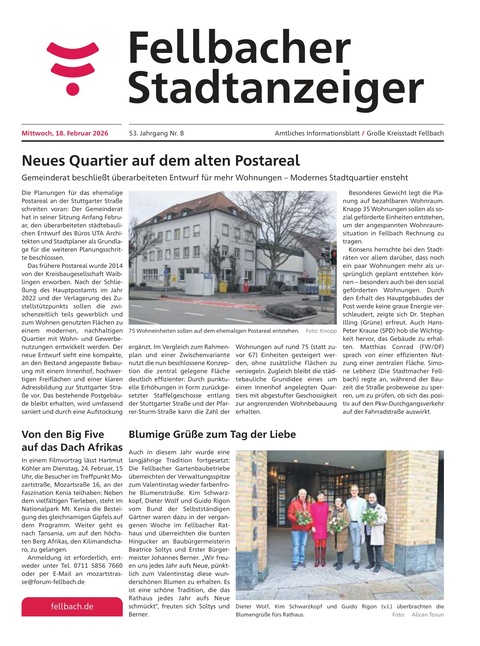 Fellbacher Wochenblatt 18.02.2026