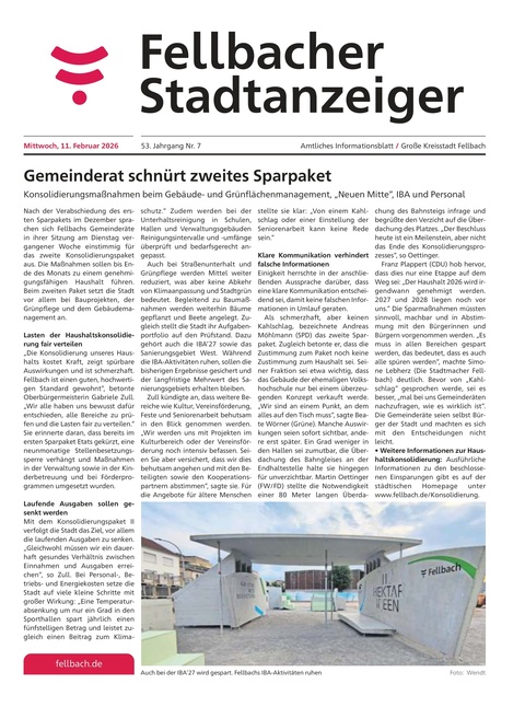 Fellbacher Wochenblatt 11.02.2026