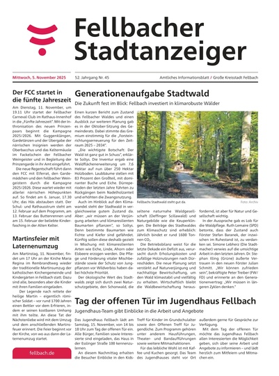 Fellbacher Wochenblatt 05.11.2025