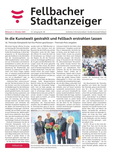 Fellbacher Wochenblatt 01.10.2025
