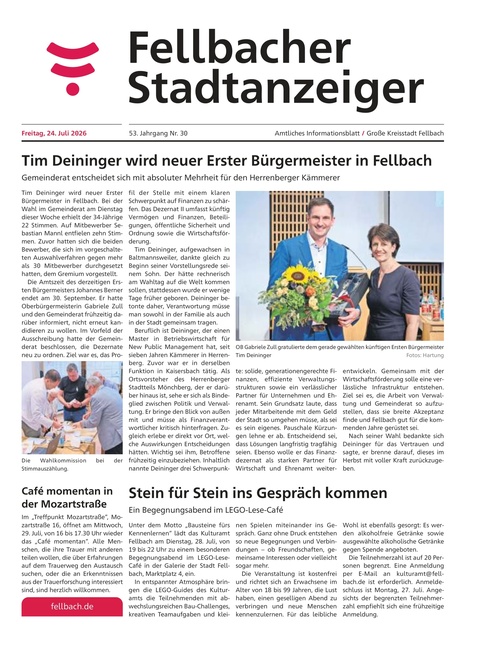 Fellbacher Wochenblatt 24.07.2026