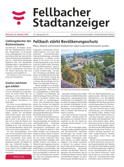 Fellbacher Wochenblatt 22.10.2025