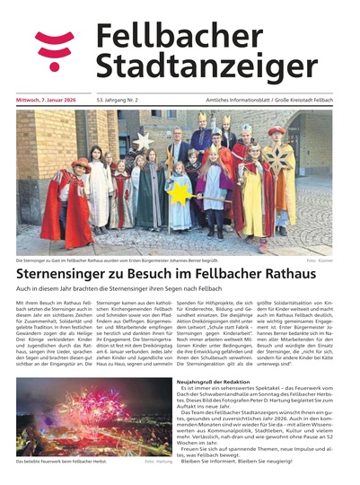 Fellbacher Wochenblatt 07.01.2026
