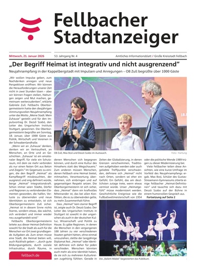 Fellbacher Wochenblatt 21.01.2026