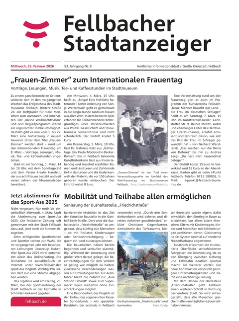 Fellbacher Wochenblatt 25.02.2026