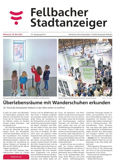 Fellbacher Wochenblatt 28.05.2025