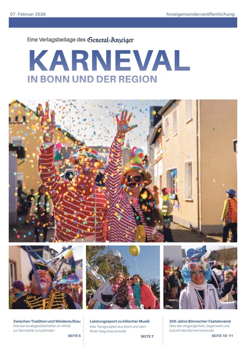 Karneval in Bonn und der Region