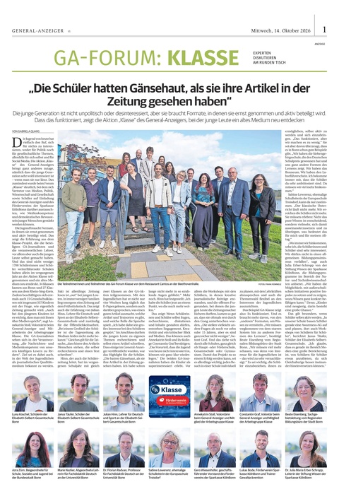 GA-Forum: Klasse