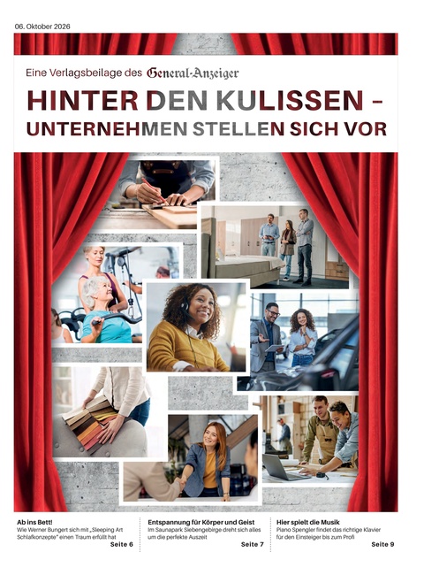 Blick hinter die Kulissen