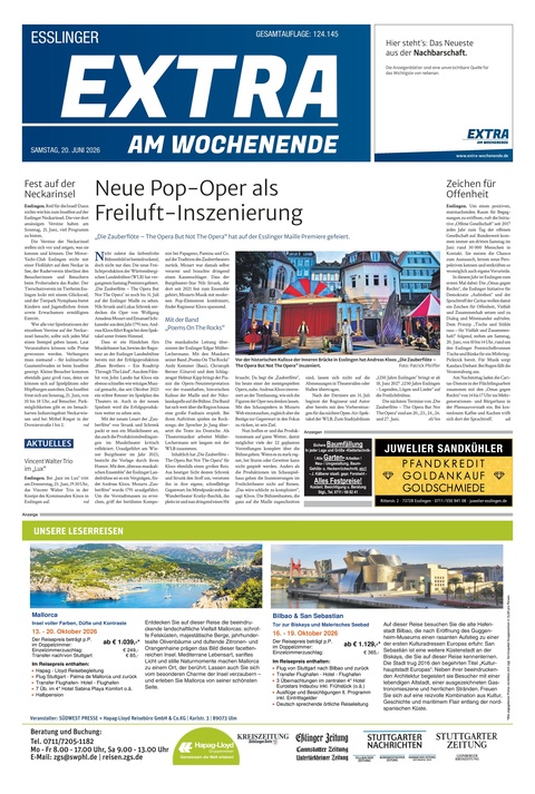 Extra am Wochenende Esslingen 20.06.2026