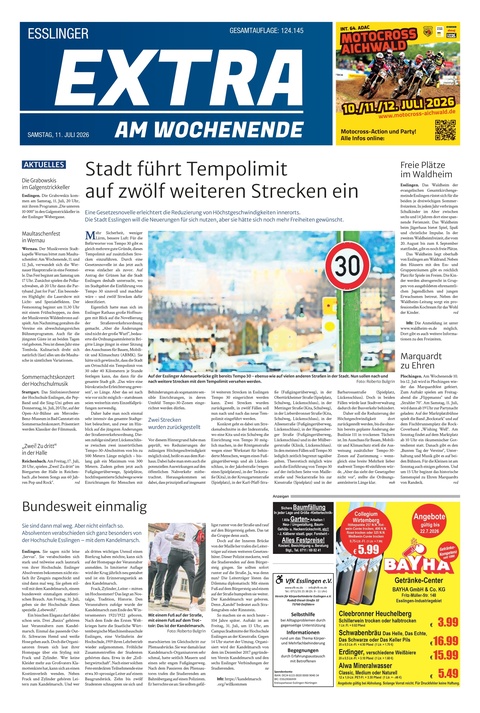 Extra am Wochenende Esslingen 11.07.2026