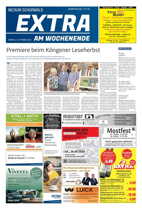 Extra am Wochenende Neckar 05.09.2026
