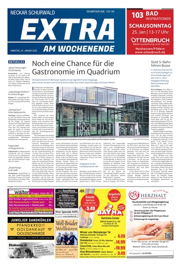 Extra am Wochenende Neckar 24.01.2026