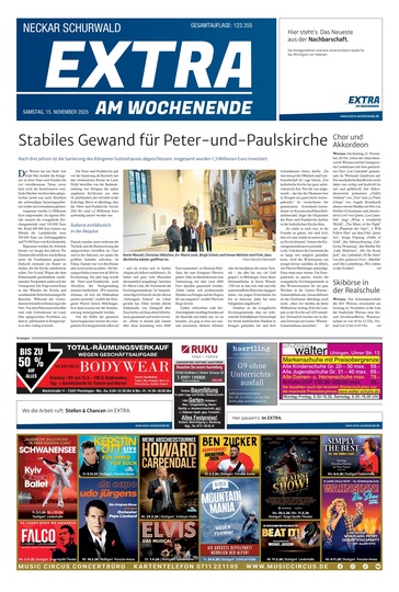 Extra am Wochenende Neckar 15.11.2025