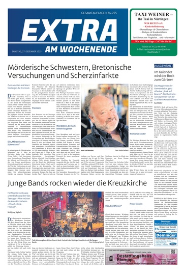 Extra am Wochenende Nürtingen 27.12.2025