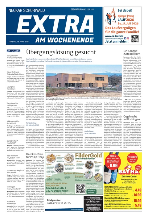 Extra am Wochenende Neckar 18.04.2026