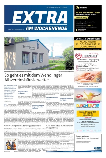 Extra am Wochenende Nürtingen 24.01.2026