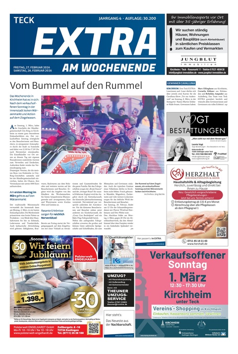 Extra am Wochenende Kirchheim 28.02.2026
