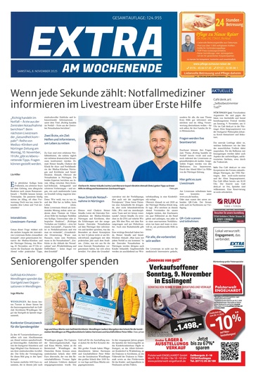 Extra am Wochenende Nürtingen 08.11.2025