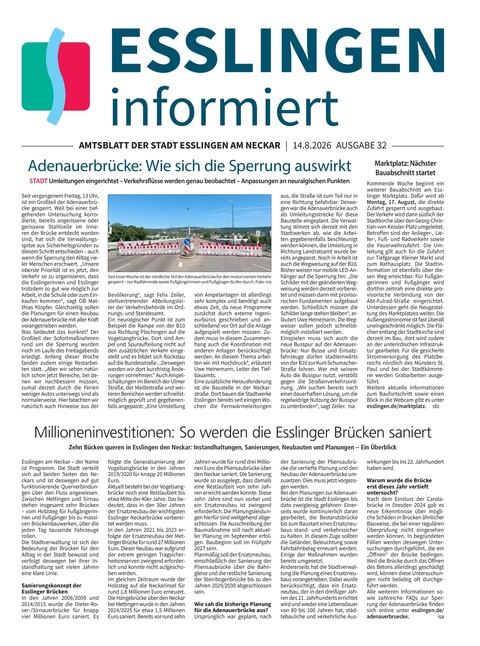 ESSLINGEN informiert 13.08.2026