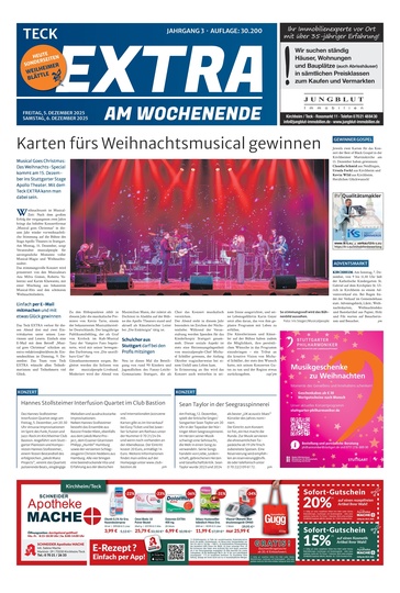 Extra am Wochenende Kirchheim 06.12.2025