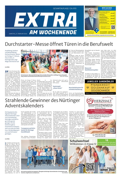 Extra am Wochenende Nürtingen 21.02.2026