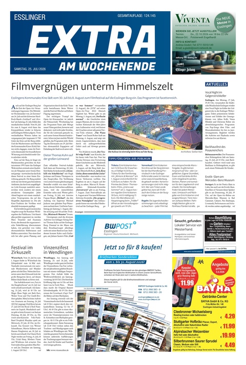 Extra am Wochenende Esslingen 25.07.2026