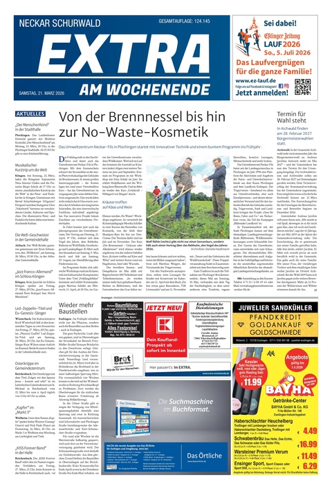 Extra am Wochenende Neckar 21.03.2026